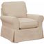 Horizon Slipcover For Box Cushion Chair In Tan