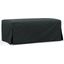 Sunset Trading Newport Slipcovered 44 Inch Wide Ottoman Stain Resistant Performance Fabric Dark Gray