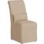 Sunset Trading Newport Slipcovered Dining Chair Stain Resistant Performance Fabric Tan