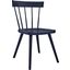 Sutter Wood Dining Side Chair In Midnight Blue