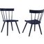 Sutter Wood Dining Side Chair Set of 2 In Midnight