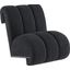 Swoon Black Faux Sheepskin Accent Chair 572Black