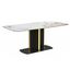 Sylva 55 Inch Dining Table In White and Grey