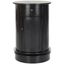 Tabitha Distressed Black Swivel Accent Table