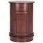 Tabitha Red Swivel Accent Table