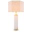 Table Lamp Newman Alabaster Incl Shade Ul