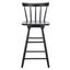 Tage Swivel Counter Stool in Black