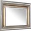 Tamsin Silver Gray Metallic Mirror