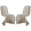 Tana Antique Grey Wicker Side Chair Set of 2
