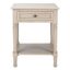 Tate 1 Drawer Accent Table in Greige
