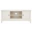 Tate 2 Door 1 Shelf Media Stand in Distressed White