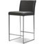 Tate Gray Leatherette Counter Stool