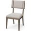 Tenton Ii Grey Fabric Seat Brown Wood Frame Dining Chair Set of 2