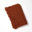 Textured Boucle Throw In Rust