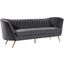 Thanet Grey Velvet Sofa
