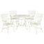 Thessaly Antique White 5-Piece Outdoor Set
