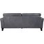 Thierry Leather Sofa In Gray