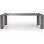 Thin Grey Ceramic Top And Ash Legs Extendable Dining Table