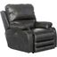 Thornton Power Lay Flat Recliner with Power Adjustable Headrest and Lumbar Support In Steel
