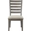 Tigard Dining Side Chair Set of 2 In Gray and Beige