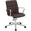 Tile Office Chair In Brown