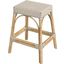 Tobias 24.5 Inch Tan And Beige Counter Stool