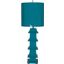 Tole Turquoise Small Pagoda Lamp