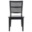 Toril Dining Chair Set of 2 in Black DCH1013C-SET2