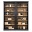 Toulouse 96 Inch Tall Wall Bookcase with Ladder In Black