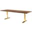 Toulouse Seared Wood Dining Table HGSX190