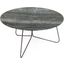Tracy 35 Inch Black Marble Top Coffee Table