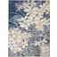 Tranquil Beige And Navy 6 X 9 Area Rug