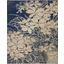 Tranquil Beige And Navy 8 X 10 Area Rug