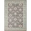Tranquil Grey And Pink 4 X 6 Area Rug