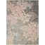 Tranquil Grey And Pink 5 X 7 Area Rug