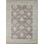 Tranquil Grey And Pink 6 X 9 Area Rug