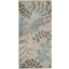 Tranquil Ivory And Light Blue 2 X 4 Area Rug
