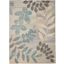 Tranquil Ivory And Light Blue 6 X 9 Area Rug
