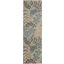 Tranquil Ivory And Light Blue 7 Runner Area Rug