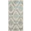 Tranquil Ivory And Turquoise 2 X 4 Area Rug