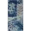 Tranquil Navy And Light Blue 2 X 4 Area Rug