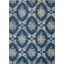 Tranquil Navy And Light Blue 4 X 6 Area Rug