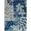 Tranquil Navy And Light Blue 6 X 9 Area Rug