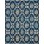 Tranquil Navy And Light Blue 8 X 10 Area Rug
