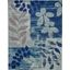 Tranquil Navy And Light Blue 9 X 12 Area Rug