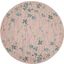 Tranquil Pink 5 Round Area Rug