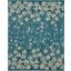 Tranquil Turquoise 8 X 10 Area Rug