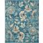 Tranquil Turquoise 9 X 12 Area Rug