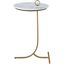 Tranquility Carra Stone Accent Table In Stone