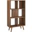 Transmit 31 Inch  Wood Bookcase In Walnut